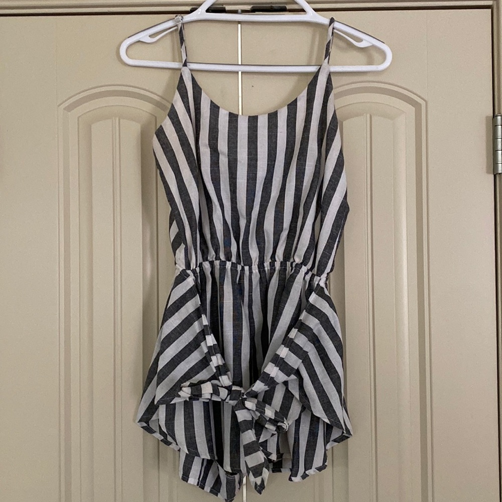 Romper with cute front tie!